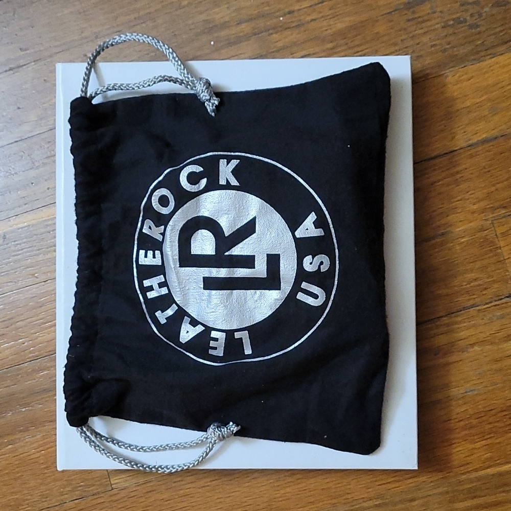 One-of-a-Kind Brand New LEATHER ROCK Crossbody Bag